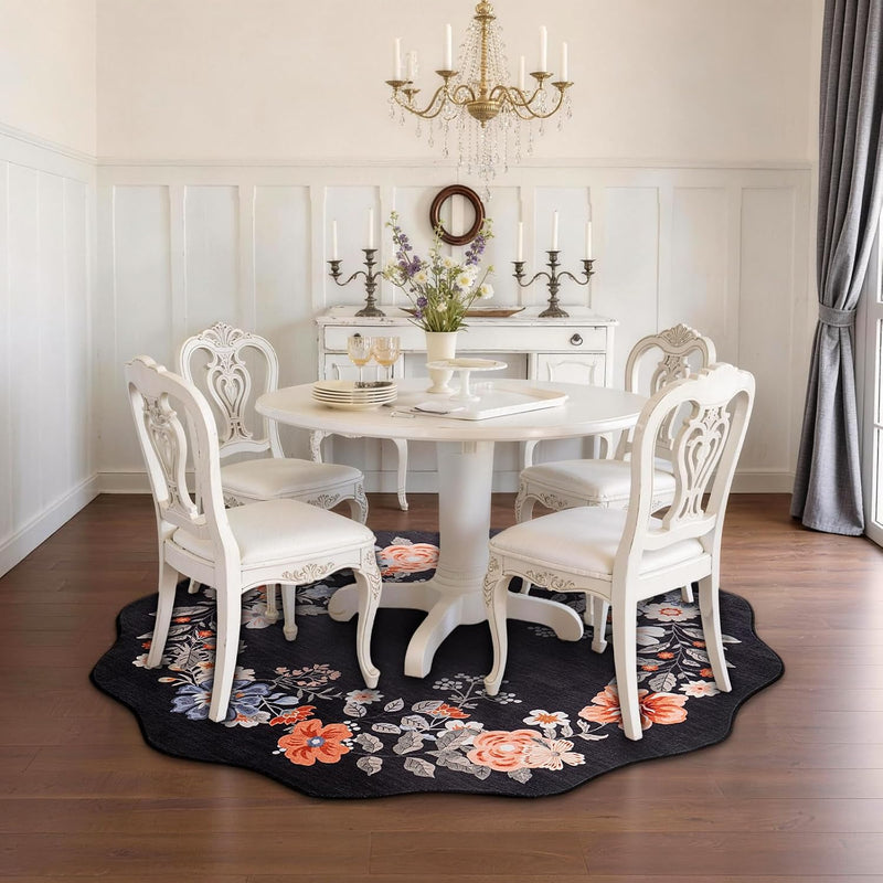 Rug Living Room Soft Washable Non Slip