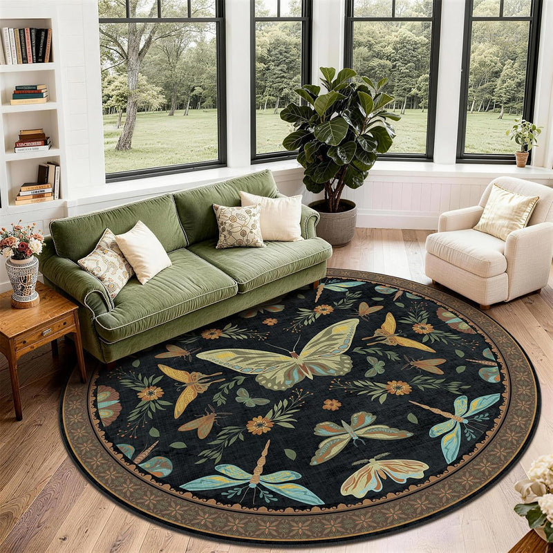 Rug Living Room Soft Washable Non Slip