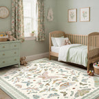Rug Living Room Soft Washable Non Slip
