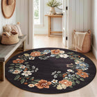 Floral Raven Black