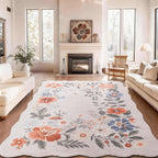 Rug Living Room Soft Washable Non Slip