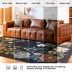 Rug Living Room Soft Washable Non Slip