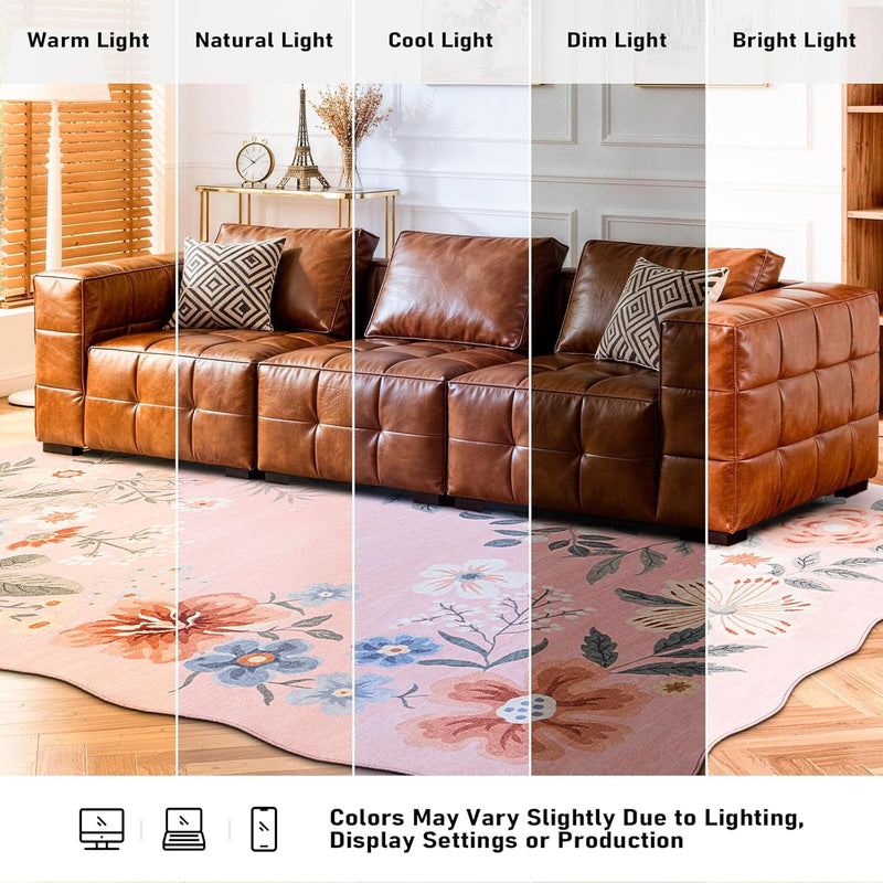 Rug Living Room Soft Washable Non Slip