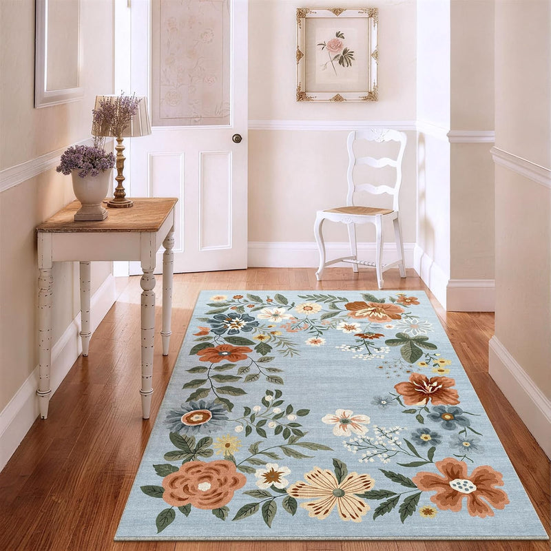 Rug Living Room Soft Washable Non Slip