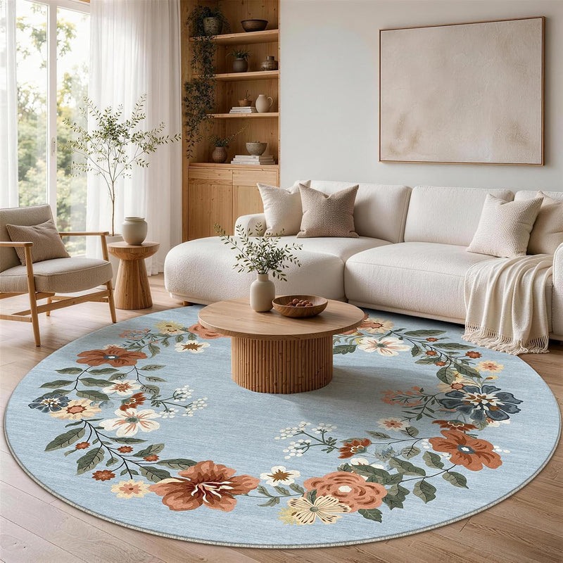 Rug Living Room Soft Washable Non Slip