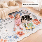 Rug Living Room Soft Washable Non Slip