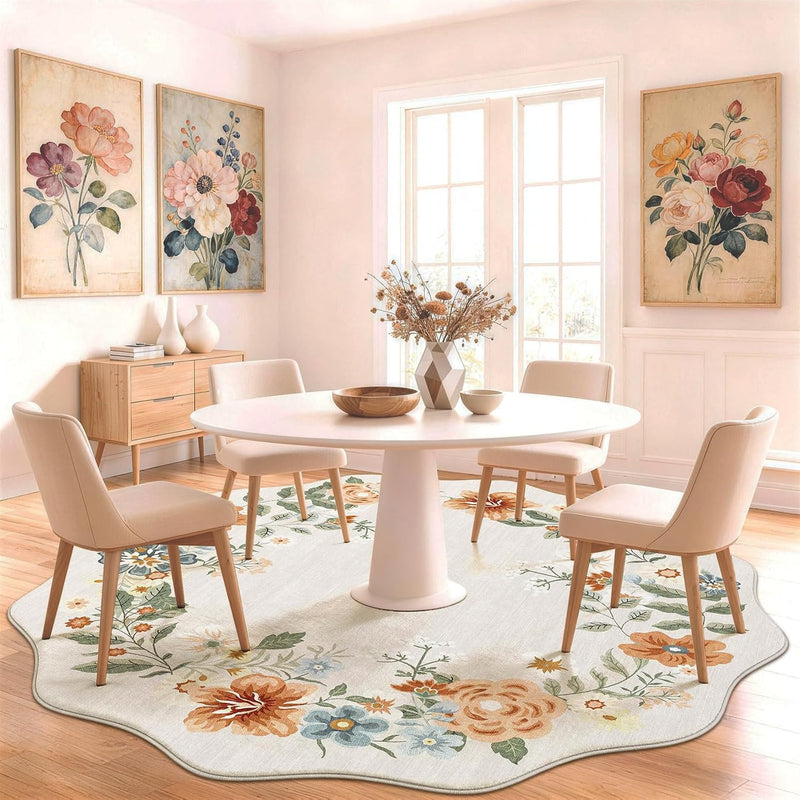 Rug Living Room Soft Washable Non Slip