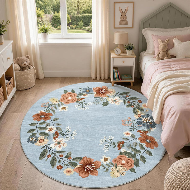 Rug Living Room Soft Washable Non Slip