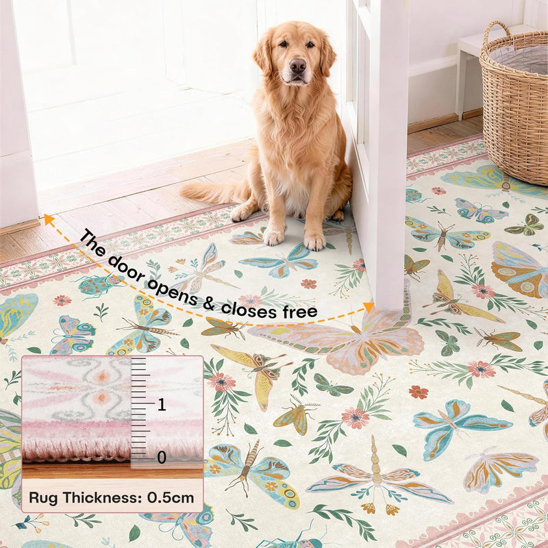 Rug Living Room Soft Washable Non Slip