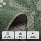 Rug Living Room Soft Washable Non Slip