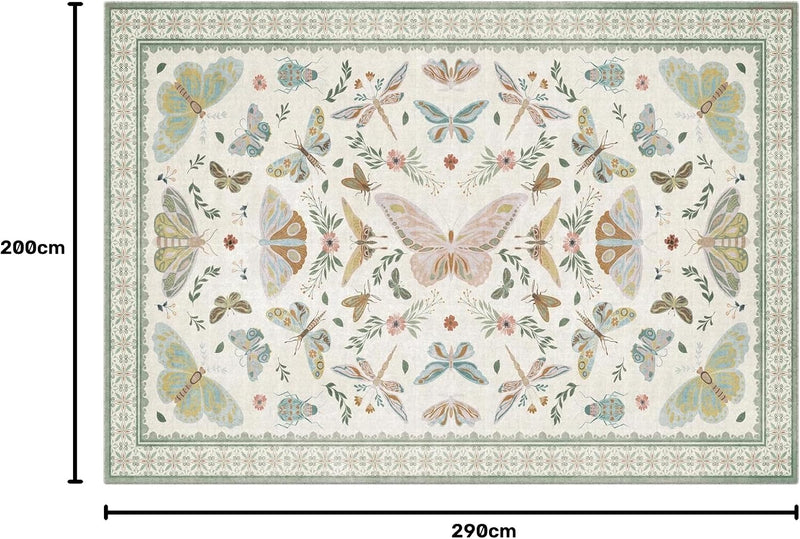 Rug Living Room Soft Washable Non Slip