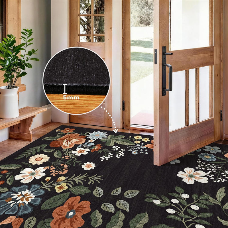 Rug Living Room Soft Washable Non Slip