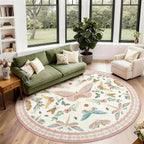 Rug Living Room Soft Washable Non Slip