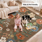 Rug Living Room Soft Washable Non Slip