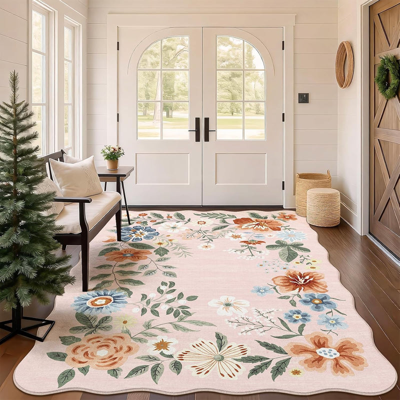 Rug Living Room Soft Washable Non Slip