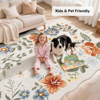 Rug Living Room Soft Washable Non Slip
