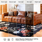 Rug Living Room Soft Washable Non Slip