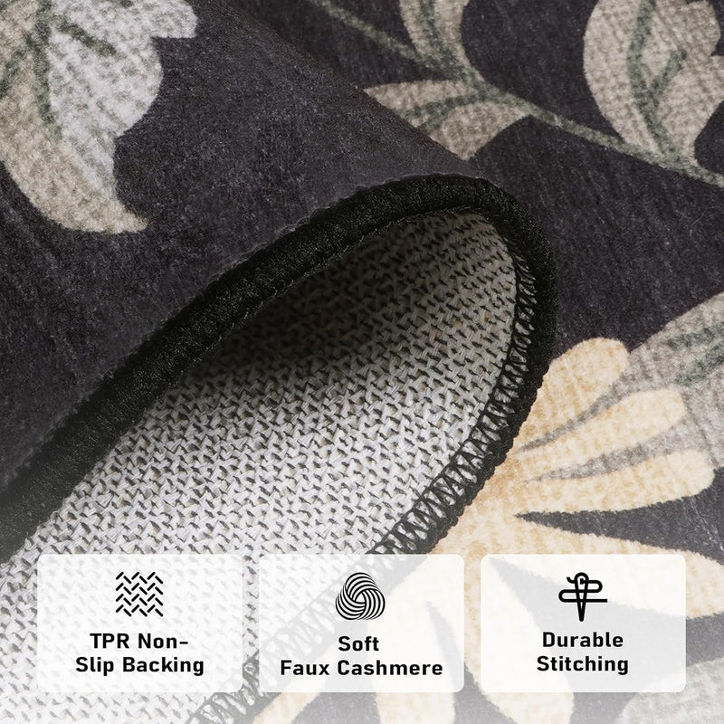 Rug Living Room Soft Washable Non Slip