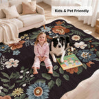 Rug Living Room Soft Washable Non Slip