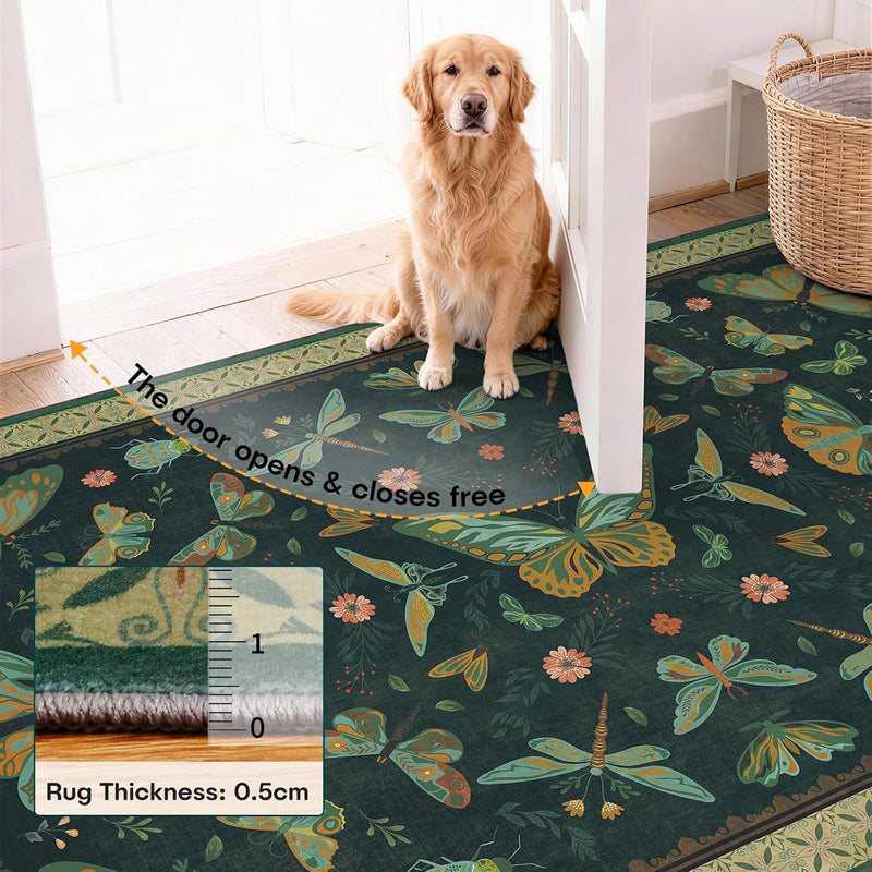 Rug Living Room Soft Washable Non Slip