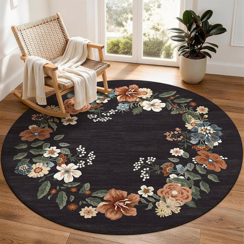 Rug Living Room Soft Washable Non Slip
