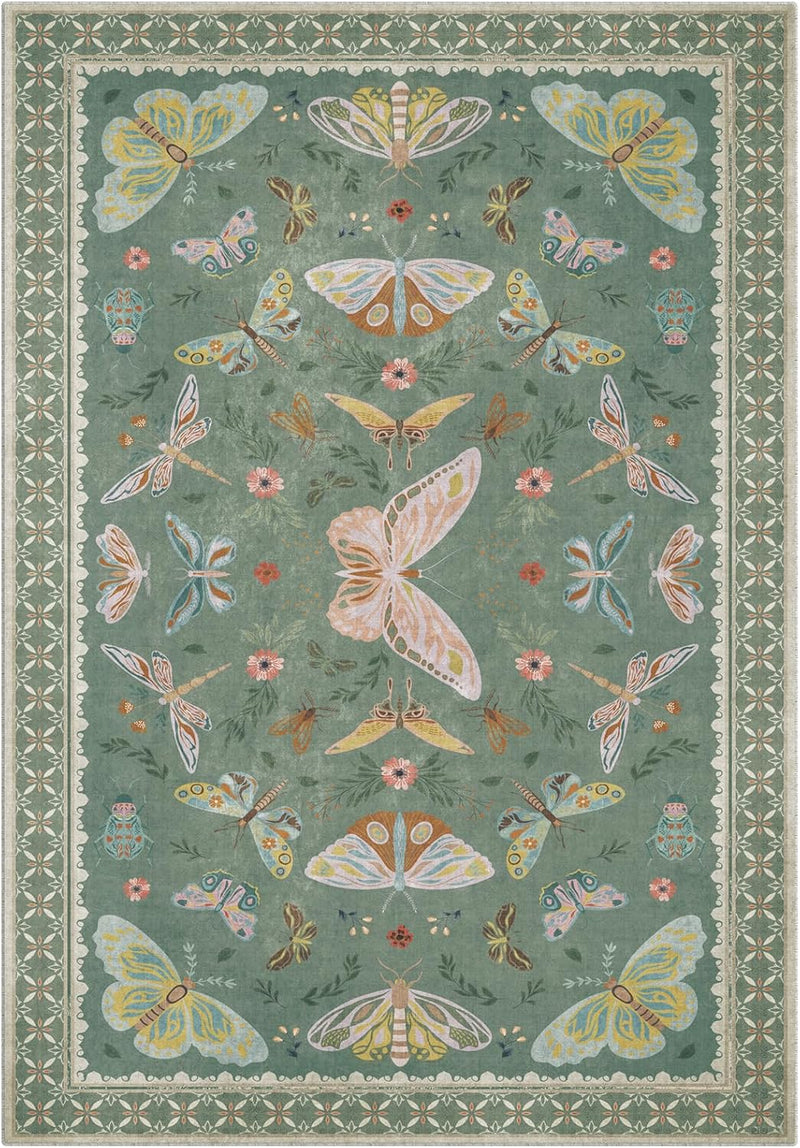 Rug Living Room Soft Washable Non Slip