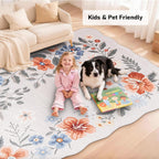 Rug Living Room Soft Washable Non Slip