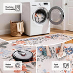 Rug Living Room Soft Washable Non Slip