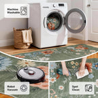 Rug Living Room Soft Washable Non Slip