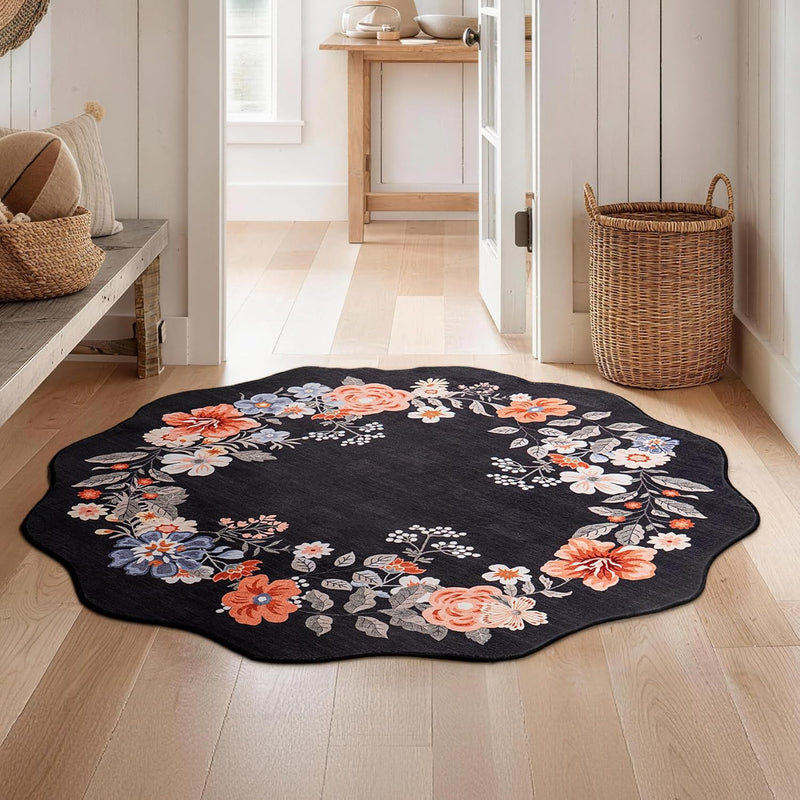 Rug Living Room Soft Washable Non Slip
