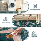 Rug Living Room Soft Washable Non Slip