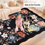 Rug Living Room Soft Washable Non Slip