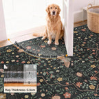 Rug Living Room Soft Washable Non Slip