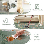 Rug Living Room Soft Washable Non Slip