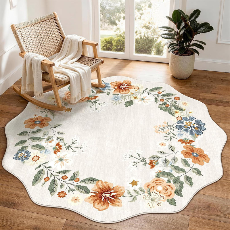 Rug Living Room Soft Washable Non Slip