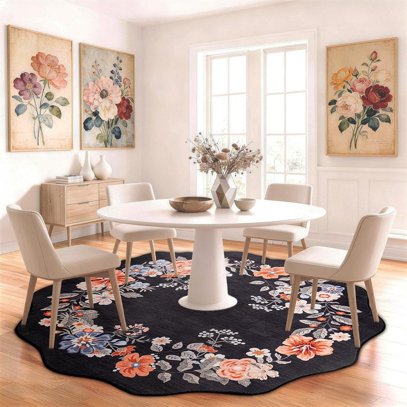Rug Living Room Soft Washable Non Slip