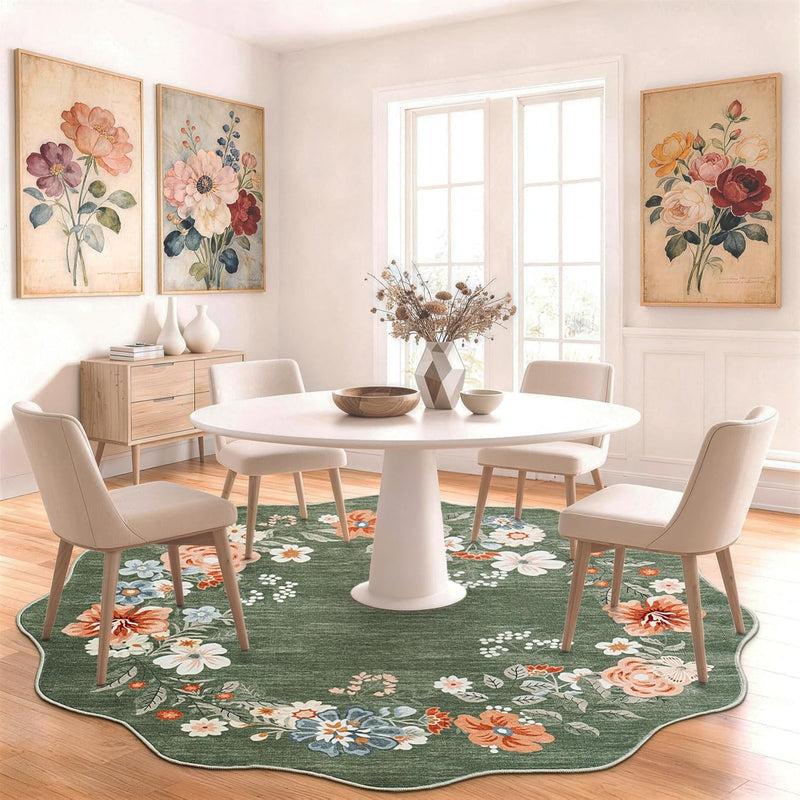Rug Living Room Soft Washable Non Slip