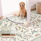 Rug Living Room Soft Washable Non Slip