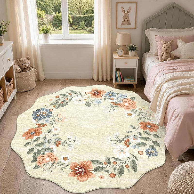Rug Living Room Soft Washable Non Slip