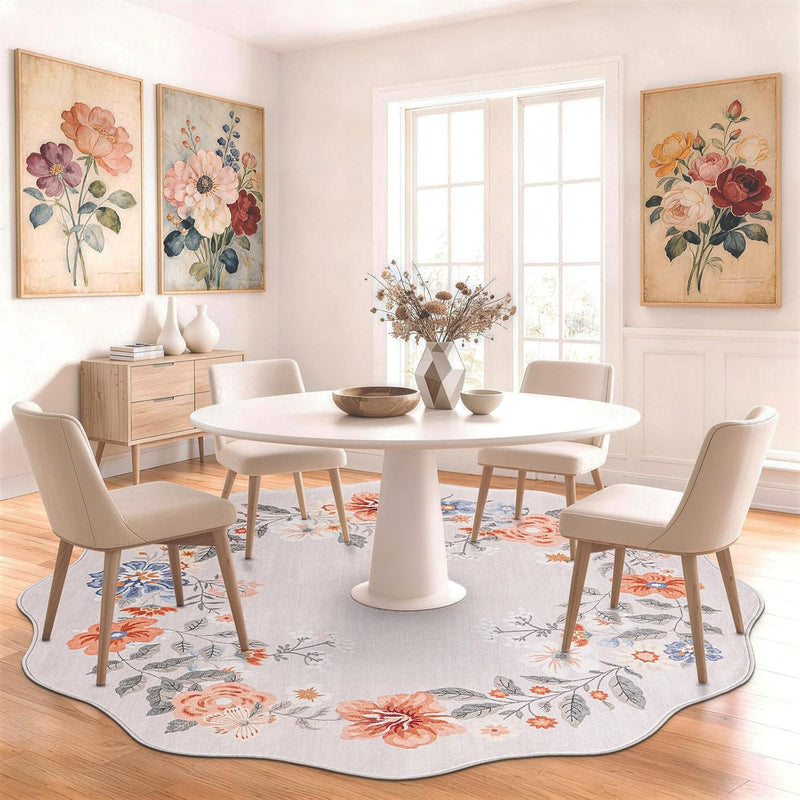 Rug Living Room Soft Washable Non Slip