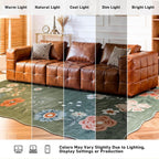 Rug Living Room Soft Washable Non Slip