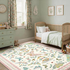 Rug Living Room Soft Washable Non Slip