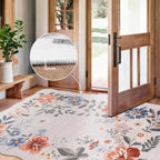 Rug Living Room Soft Washable Non Slip