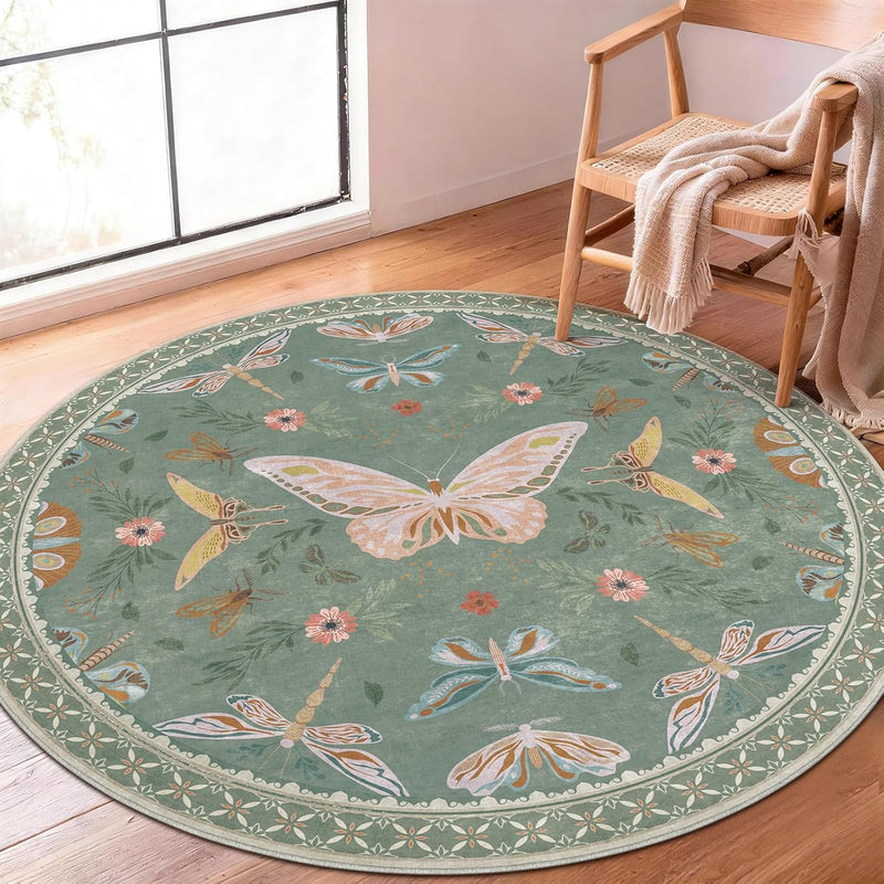 Rug Living Room Soft Washable Non Slip