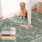 Rug Living Room Soft Washable Non Slip