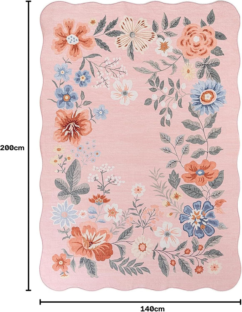 Rug Living Room Soft Washable Non Slip