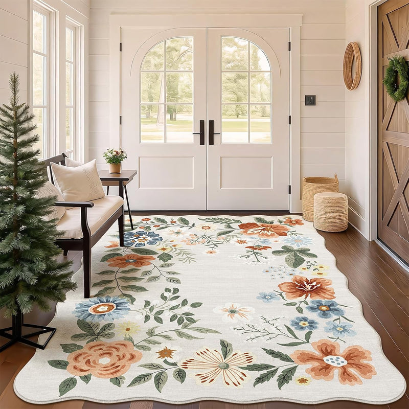 Rug Living Room Soft Washable Non Slip