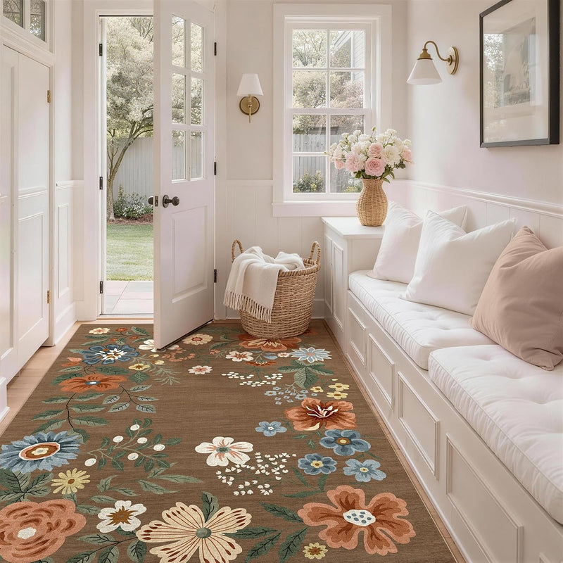 Rug Living Room Soft Washable Non Slip
