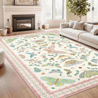 Rug Living Room Soft Washable Non Slip