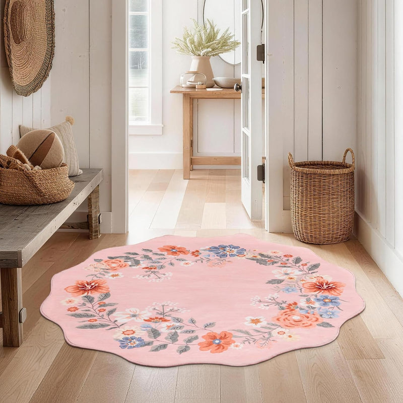 Rug Living Room Soft Washable Non Slip
